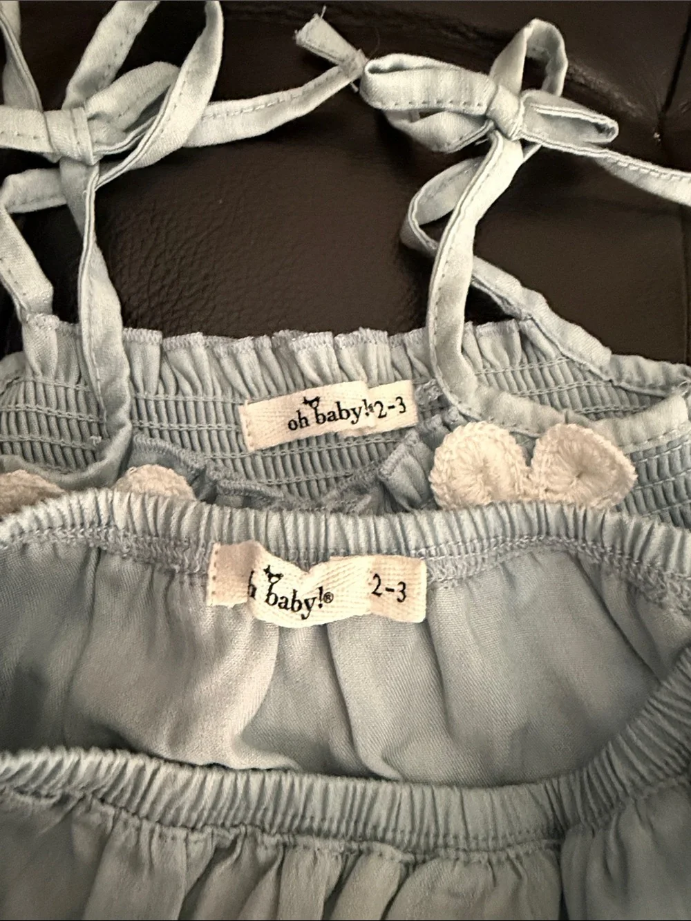 Oh baby! Girl Outfit with Daisy Crochet Set Size 2-3 years
